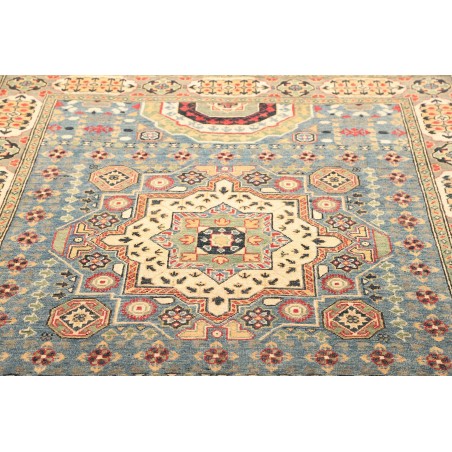 Tappeto Kazak Afghanistan marrone grigio 153x197