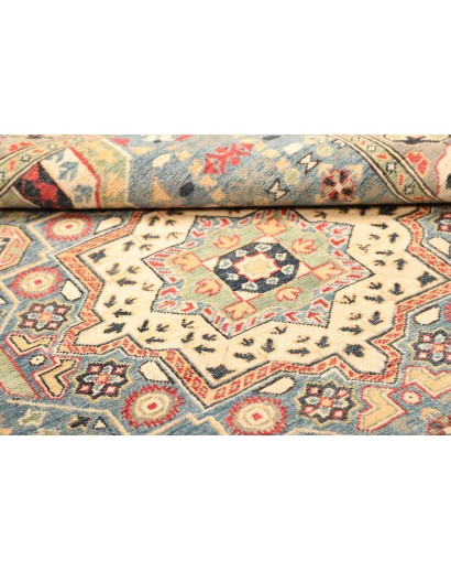 Tappeto Kazak Afghanistan marrone grigio 153x197