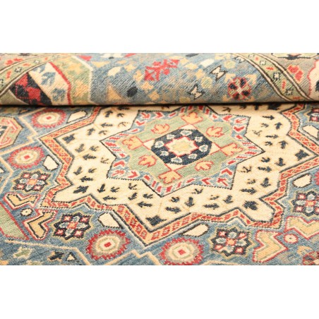 Tappeto Kazak Afghanistan marrone grigio 153x197