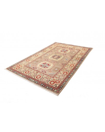 Tappeto Kazak Afghanistan marrone grigio 167x242