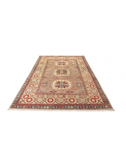 Tappeto Kazak Afghanistan marrone grigio 167x242