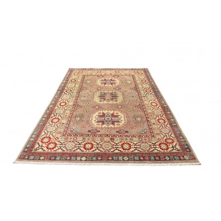 Tappeto Kazak Afghanistan marrone grigio 167x242