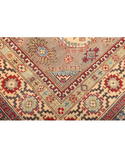 Tappeto Kazak Afghanistan marrone grigio 167x242