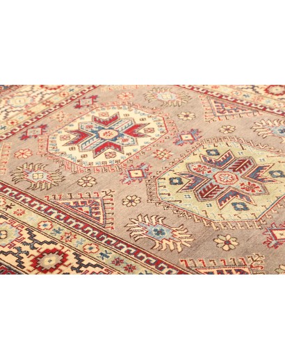 Tappeto Kazak Afghanistan marrone grigio 167x242