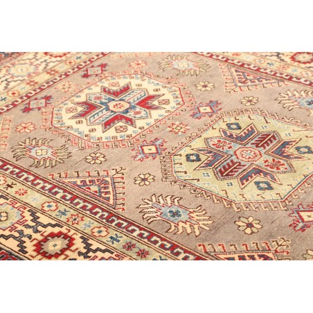 Tappeto Kazak Afghanistan marrone grigio 167x242