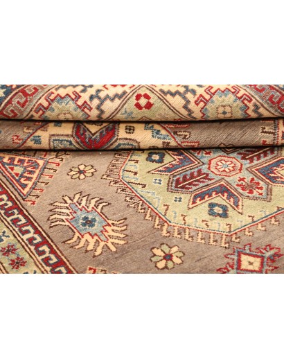 Tappeto Kazak Afghanistan marrone grigio 167x242