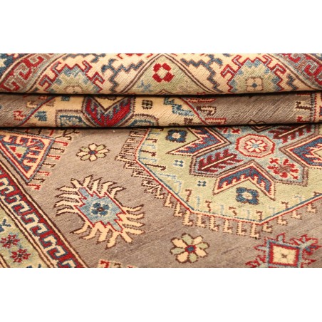 Tappeto Kazak Afghanistan marrone grigio 167x242