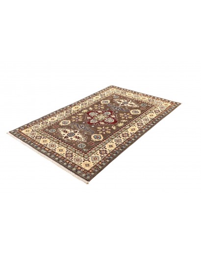 Tappeto Kazak Afghanistan azzurro marrone 119x187