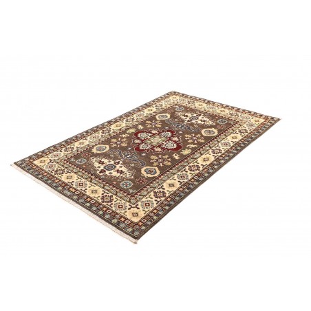 Tappeto Kazak Afghanistan azzurro marrone 119x187