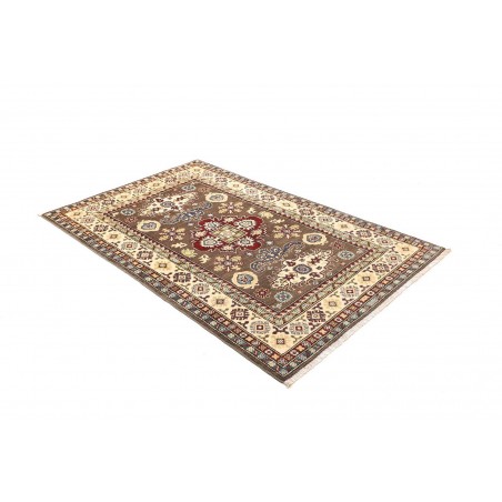 Tappeto Kazak Afghanistan azzurro marrone 119x187