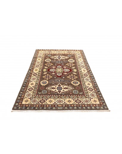 Tappeto Kazak Afghanistan azzurro marrone 119x187