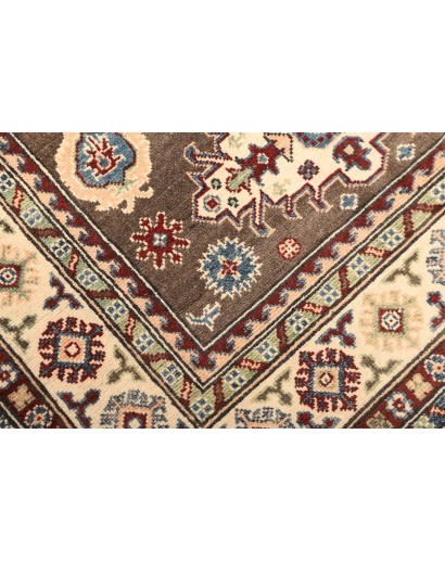 Tappeto Kazak Afghanistan azzurro marrone 119x187
