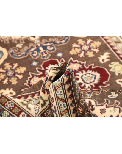 Tappeto Kazak Afghanistan azzurro marrone 119x187