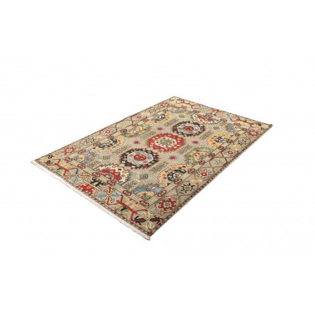 Tappeto Kazak Afghanistan marrone 122x178