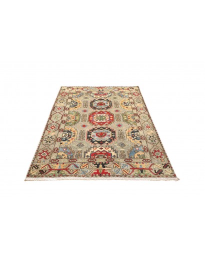 Tappeto Kazak Afghanistan marrone 122x178