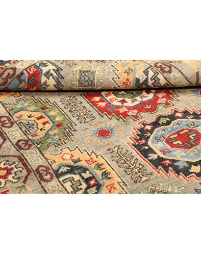 Tappeto Kazak Afghanistan marrone 122x178