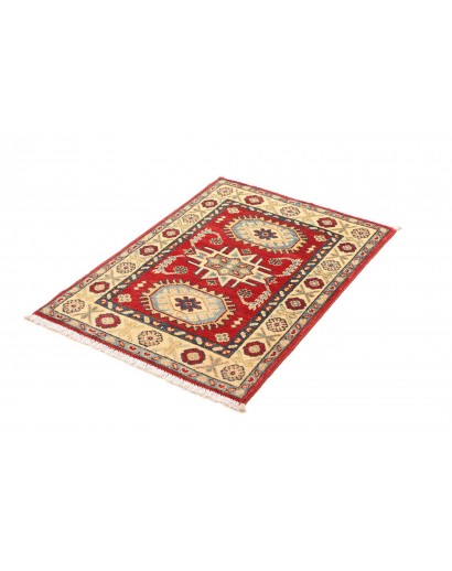 Tappeto Kazak Pakistan marrone grigio 63x91