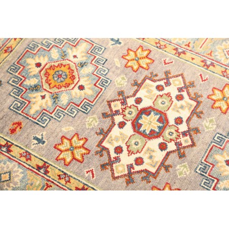 Tappeto Kazak Afghanistan beige grigio 83x125
