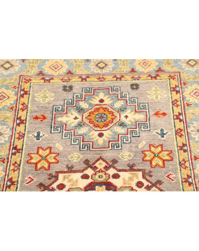 Tappeto Kazak Afghanistan beige grigio 83x125