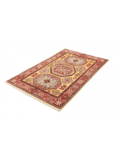 Tappeto Kazak Afghanistan marrone azzurro 100x153