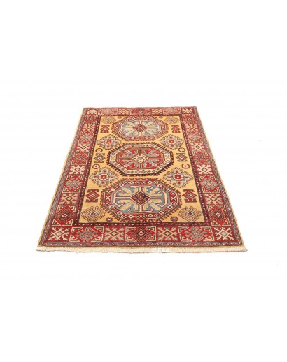 Tappeto Kazak Afghanistan marrone azzurro 100x153