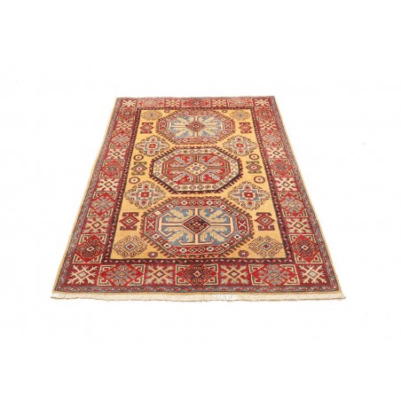 Tappeto Kazak Afghanistan marrone azzurro 100x153