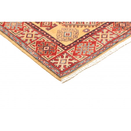 Tappeto Kazak Afghanistan marrone azzurro 100x153