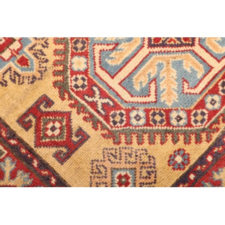 Tappeto Kazak Afghanistan marrone azzurro 100x153