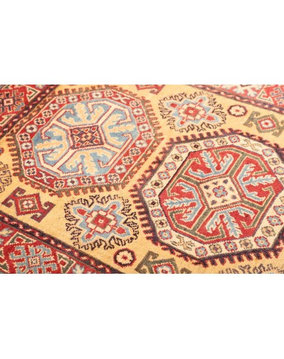 Tappeto Kazak Afghanistan marrone azzurro 100x153