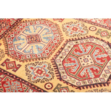 Tappeto Kazak Afghanistan marrone azzurro 100x153
