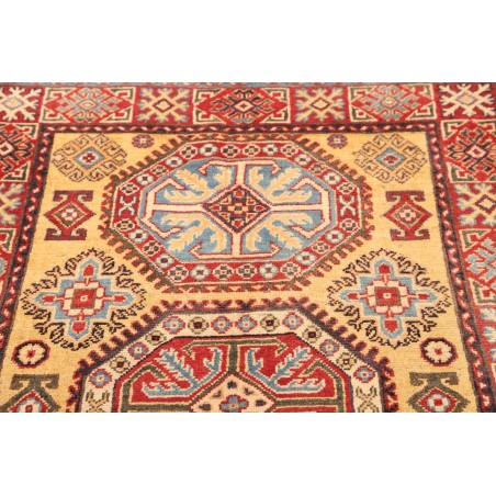 Tappeto Kazak Afghanistan marrone azzurro 100x153