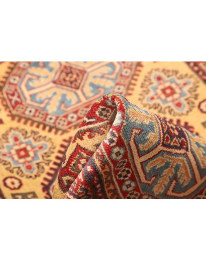 Tappeto Kazak Afghanistan marrone azzurro 100x153