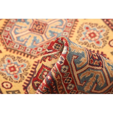 Tappeto Kazak Afghanistan marrone azzurro 100x153