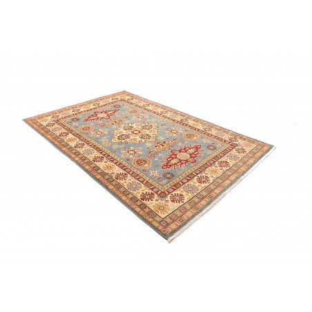 Tappeto Kazak Afghanistan marrone verde 164x243