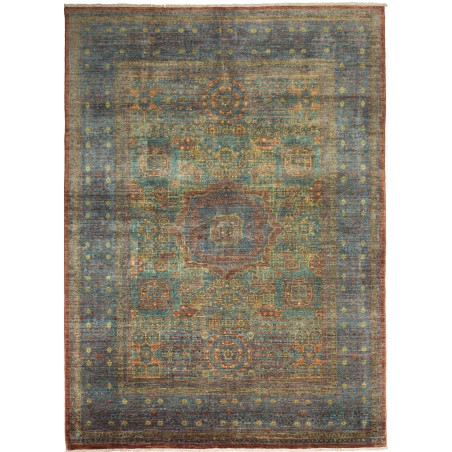 Tappeto Mamlouk Pakistan azzurro bianco 178x252