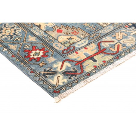 Tappeto Kazak Afghanistan grigio giallo 125x179
