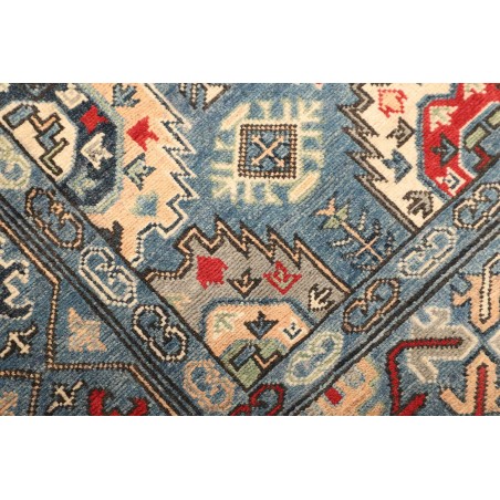 Tappeto Kazak Afghanistan grigio giallo 125x179