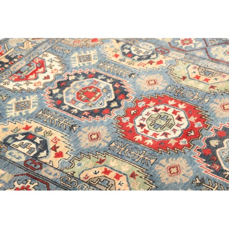 Tappeto Kazak Afghanistan grigio giallo 125x179