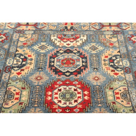 Tappeto Kazak Afghanistan grigio giallo 125x179