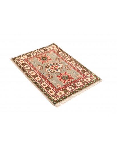 Tappeto Kazak Afghanistan marrone rosso 67x90