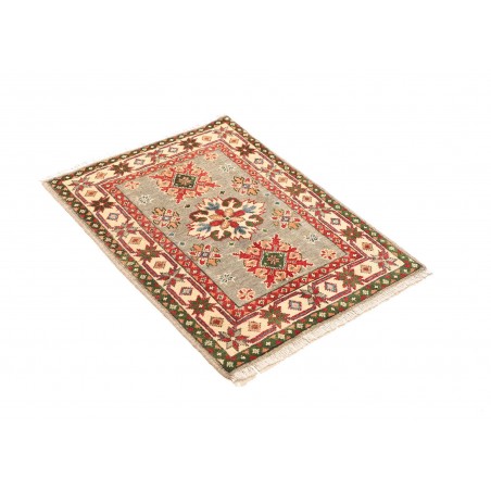 Tappeto Kazak Afghanistan marrone rosso 67x90