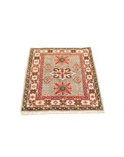Tappeto Kazak Afghanistan marrone rosso 67x90