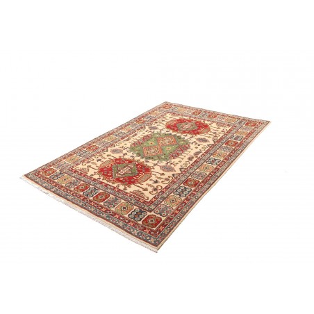 Tappeto Kazak Pakistan marrone giallo 147x210