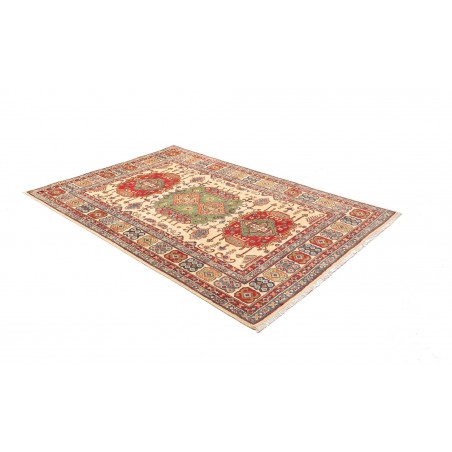 Tappeto Kazak Pakistan marrone giallo 147x210