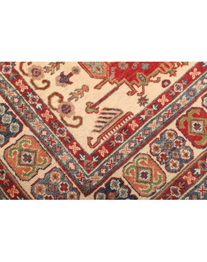 Tappeto Kazak Pakistan marrone giallo 147x210