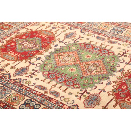 Tappeto Kazak Pakistan marrone giallo 147x210