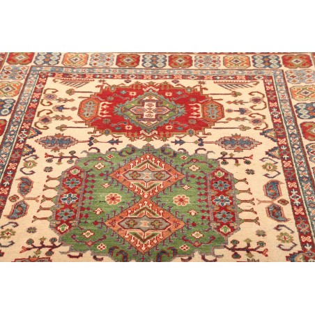 Tappeto Kazak Pakistan marrone giallo 147x210
