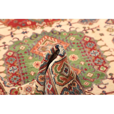 Tappeto Kazak Pakistan marrone giallo 147x210