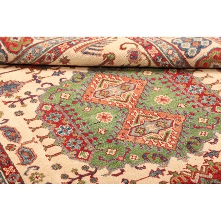 Tappeto Kazak Pakistan marrone giallo 147x210