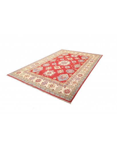 Tappeto Kazak Pakistan marrone giallo 204x297